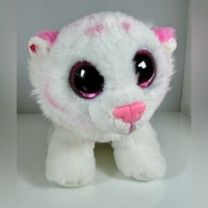 Ty Beanie Baby ‘Tabor’ the Pink & White Tiger VelveTy Plush Toy 7”